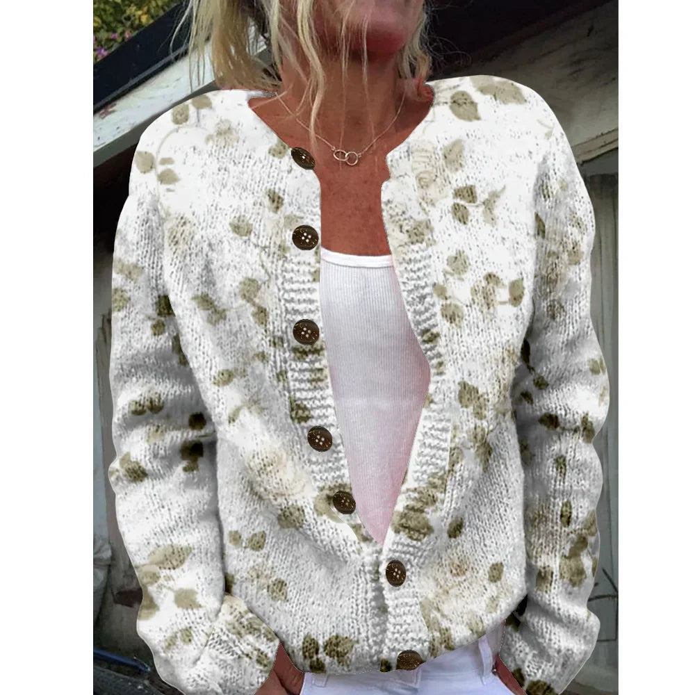 Senna | Chic cardigan with print