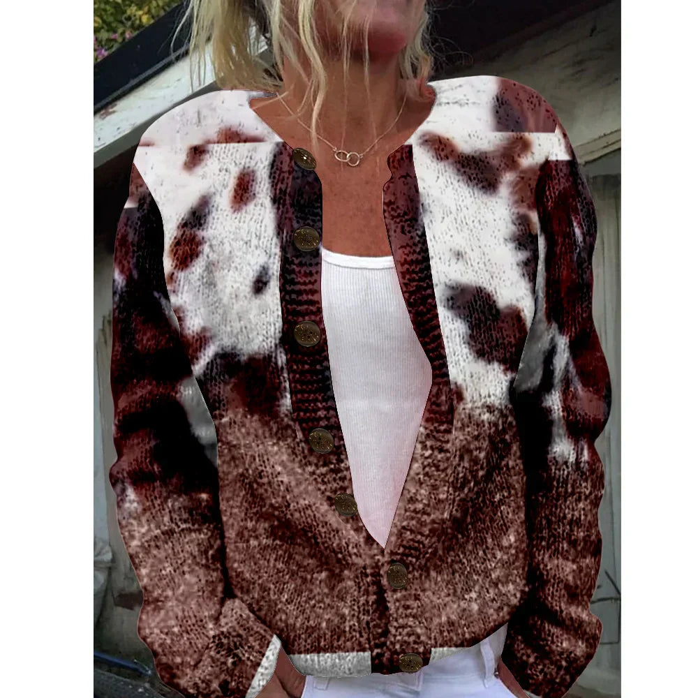 Lara | Chic cardigan with print