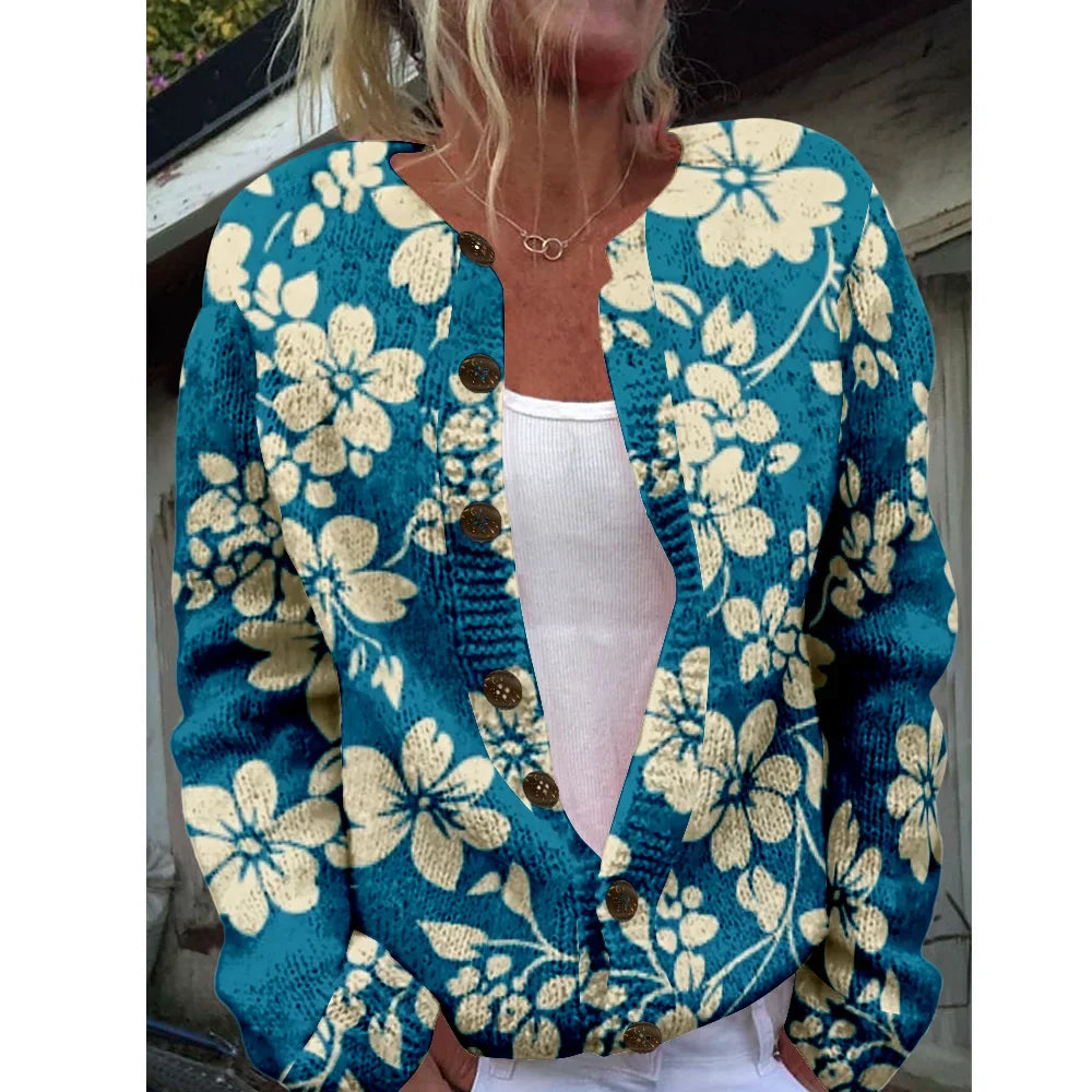 Noor | Chic cardigan with print