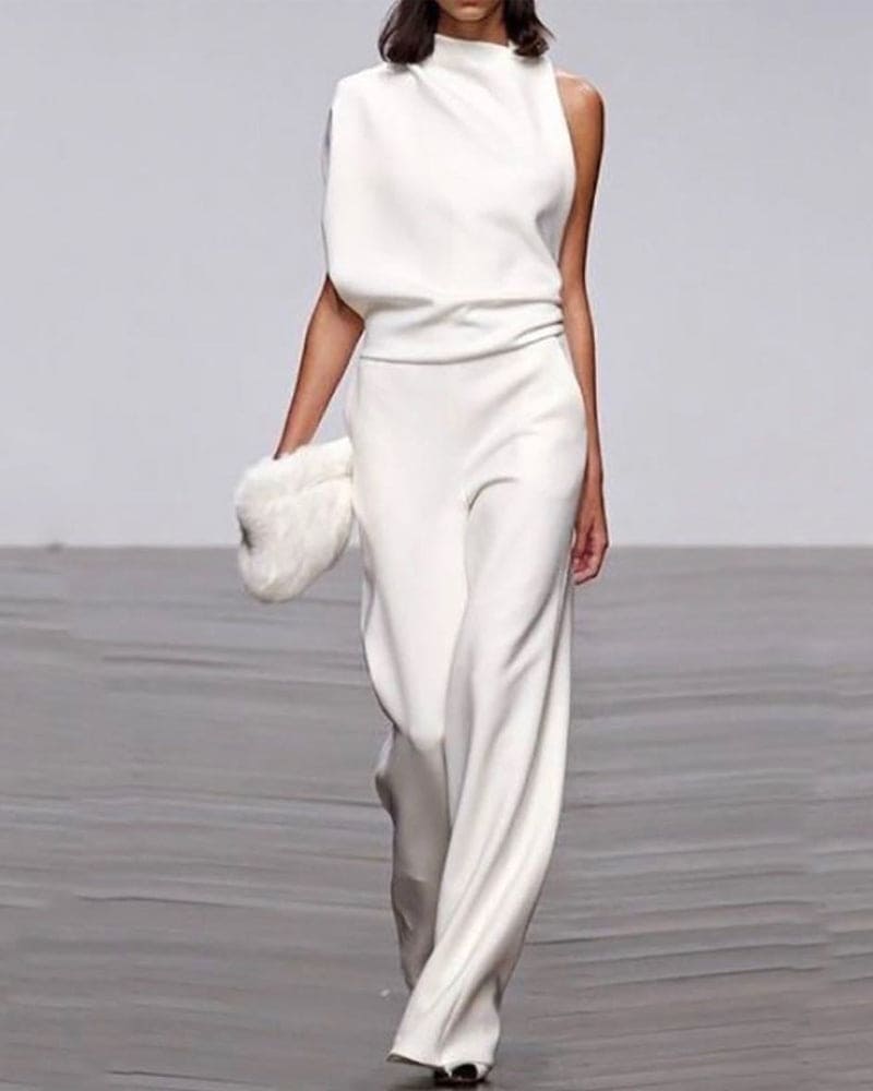 Harper | Elegant Sleeveless Formal Jumpsuit