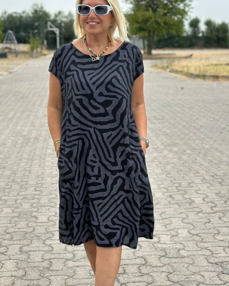 Soleil | Relaxed Neckline Dress