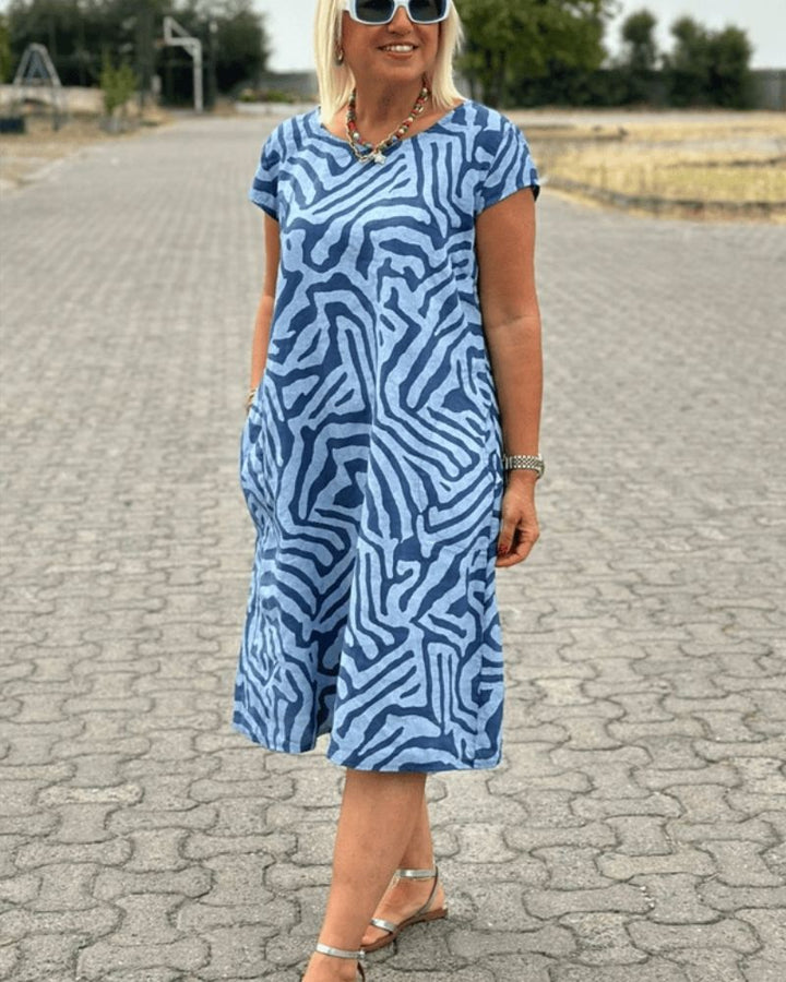 Soleil | Relaxed Neckline Dress