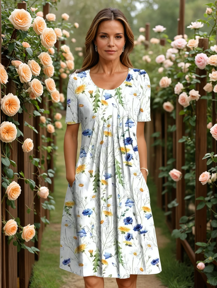 Marga | Elegant Dress with Tummy Coverage