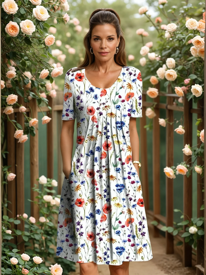 Marga | Elegant Dress with Tummy Coverage