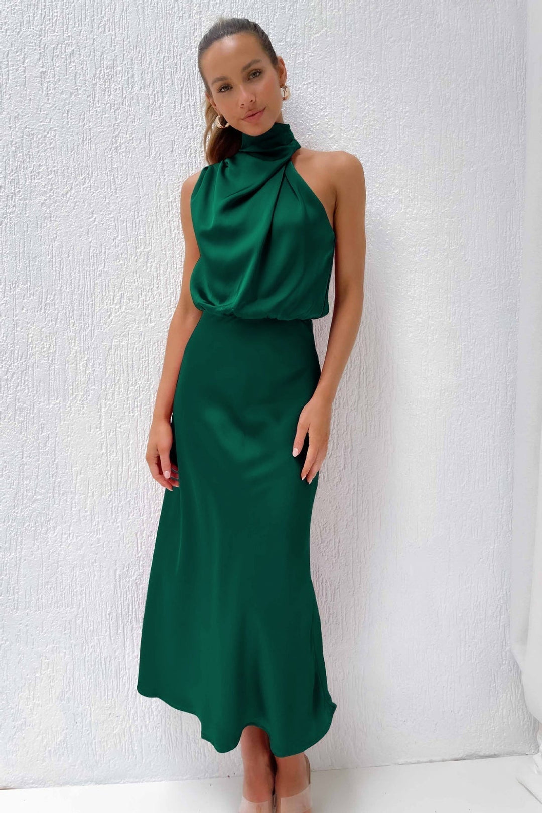 Adrienne | Refined Off-Shoulder Midi