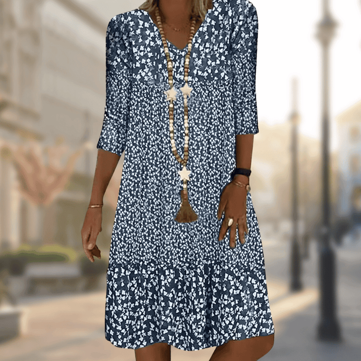 Nina | Effortless Floral Midi Dress