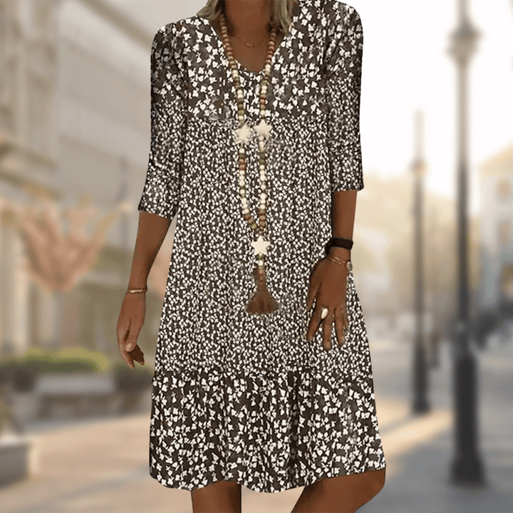 Nina | Effortless Floral Midi Dress