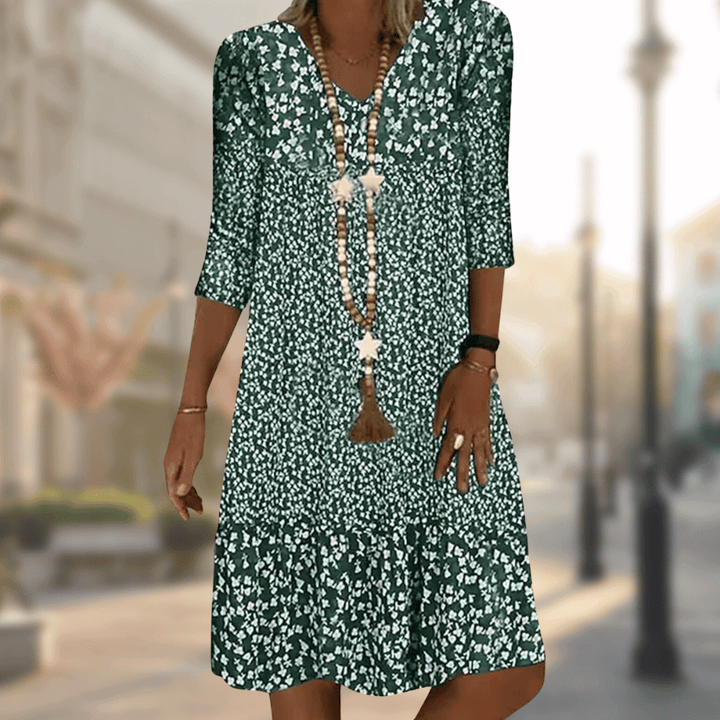 Nina | Effortless Floral Midi Dress