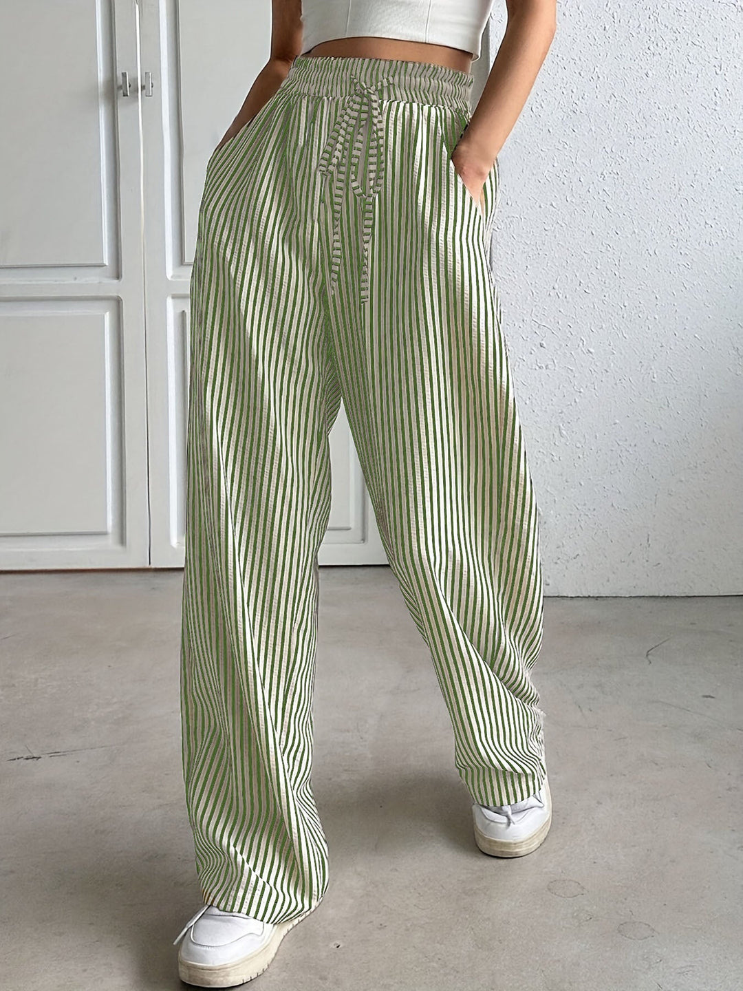 Taite | Relaxed Striped Trousers