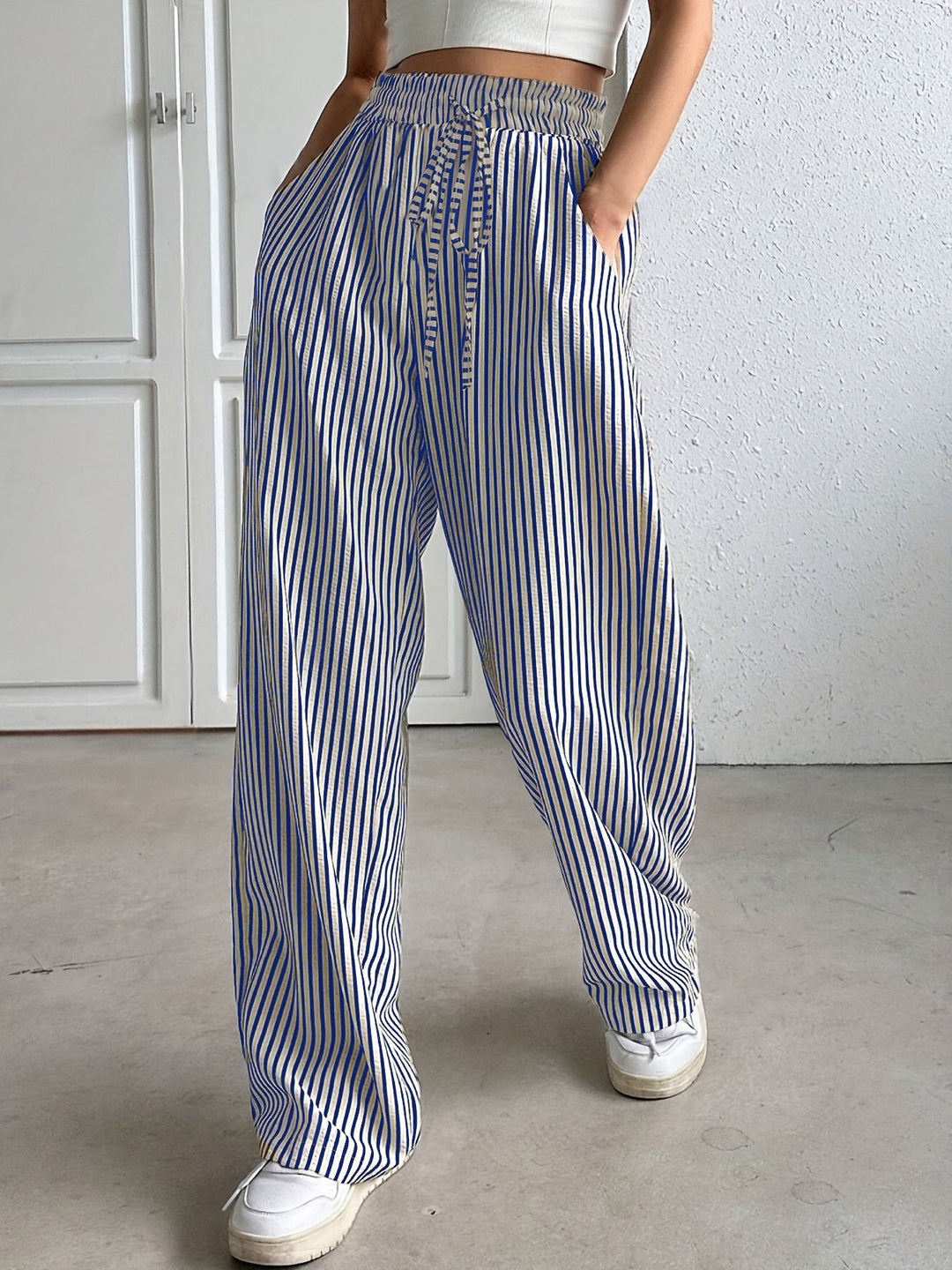 Taite | Relaxed Striped Trousers