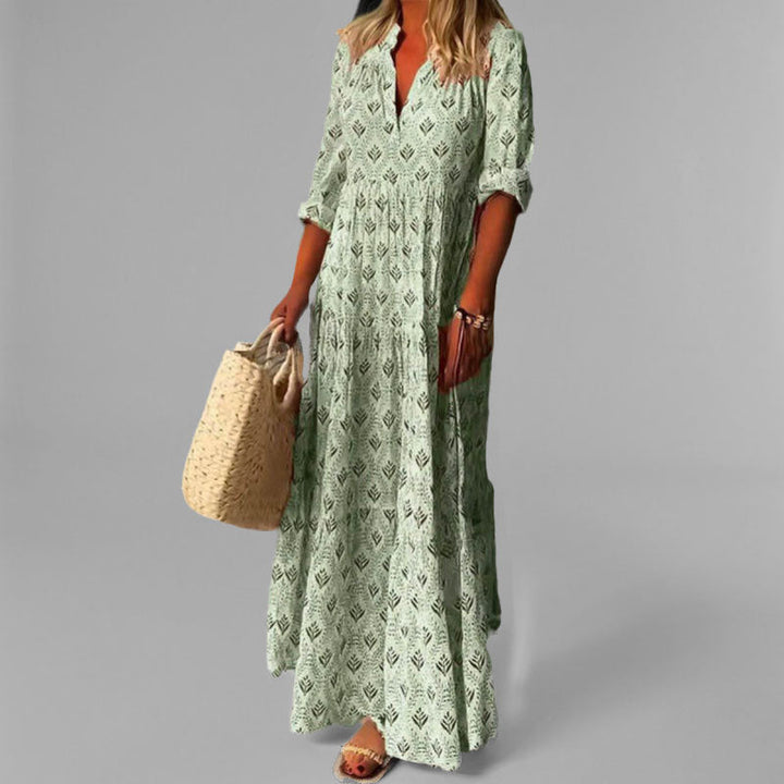 Grace | Lightweight Vintage V‑Neck Dress
