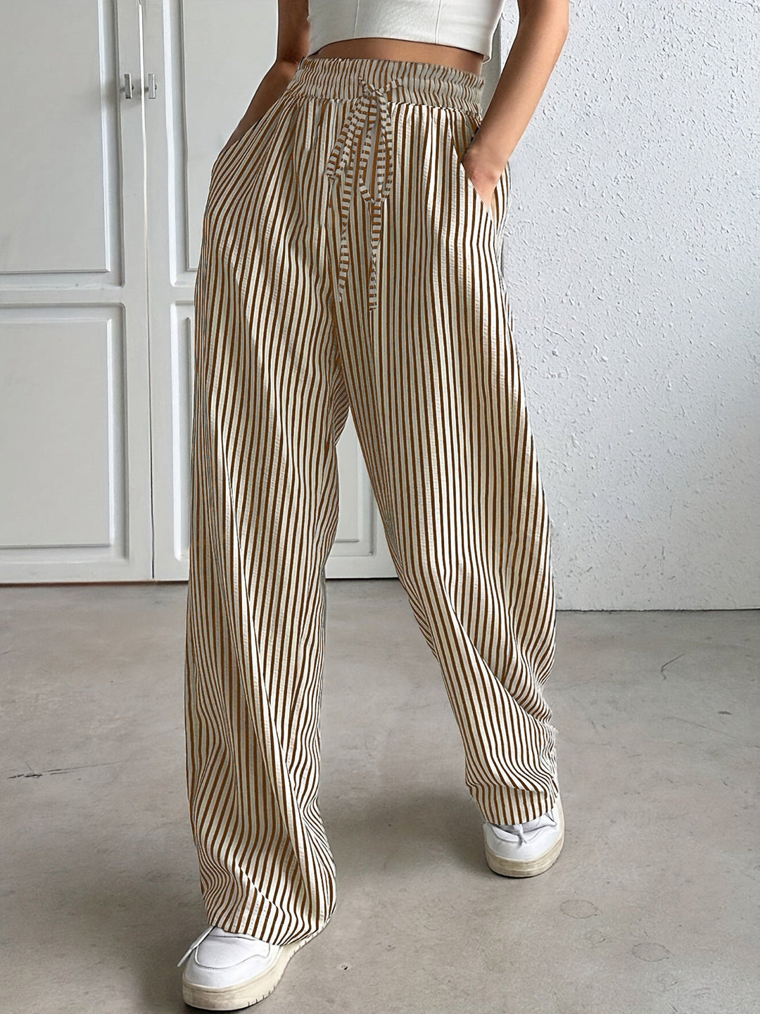 Taite | Relaxed Striped Trousers