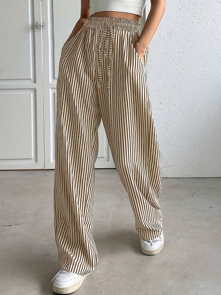 Taite | Relaxed Striped Trousers