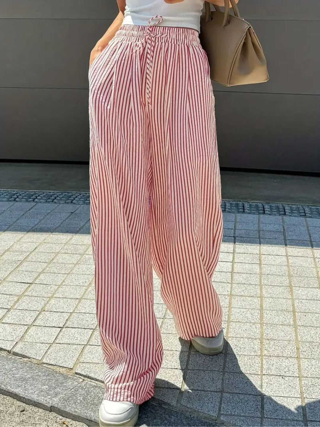 Taite | Relaxed Striped Trousers