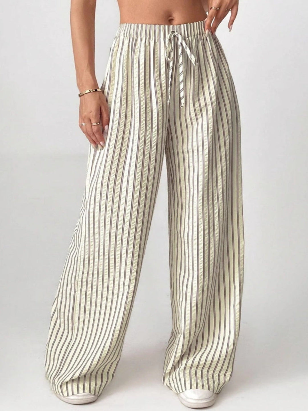 Taite | Relaxed Striped Trousers