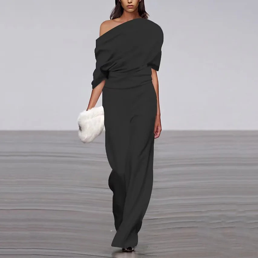 Ruby | Elegant Single‑Breasted Jumpsuit