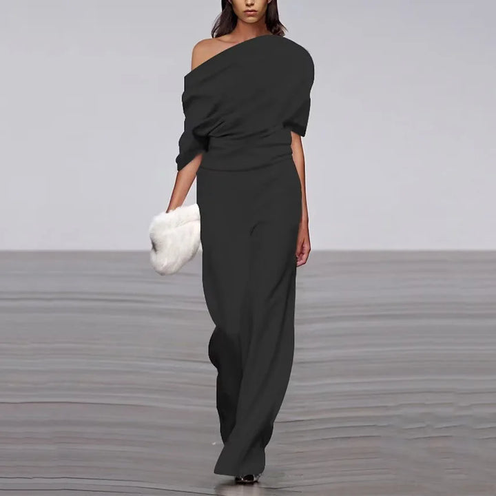 Ruby | Elegant Single‑Breasted Jumpsuit
