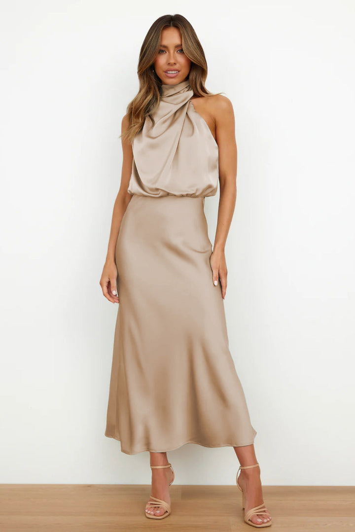 Adrienne | Refined Off-Shoulder Midi