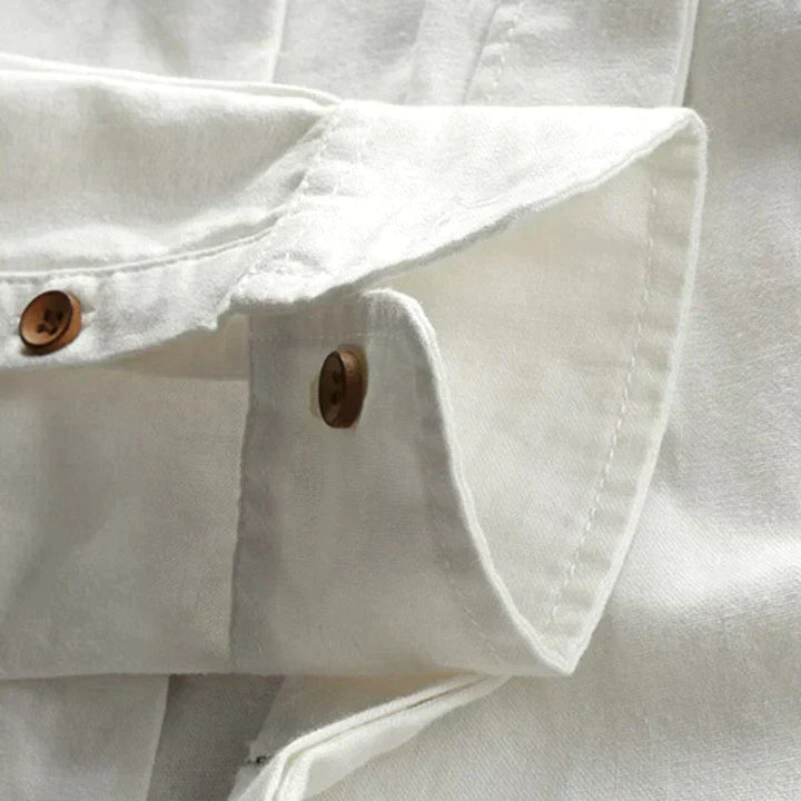 Henry | Tailored Slim Stand‑Up Collar Shirt