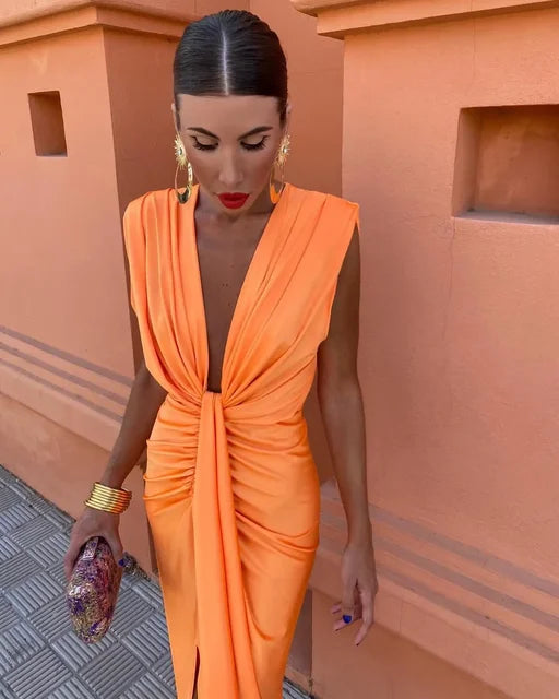 Maya | Chic Pleated Dress