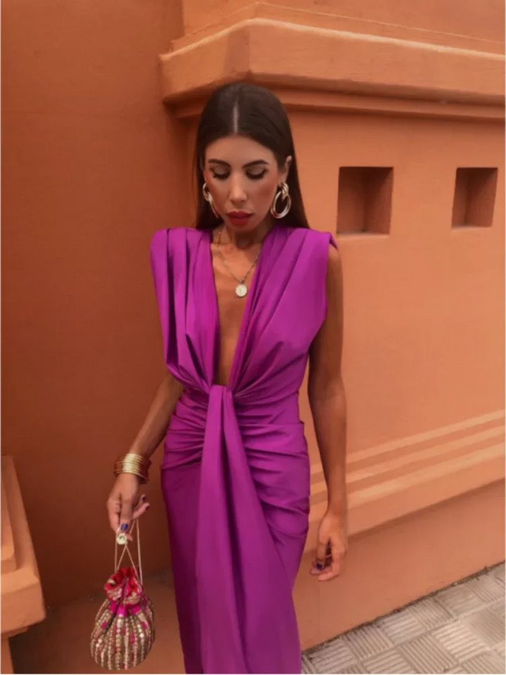 Maya | Chic Pleated Dress
