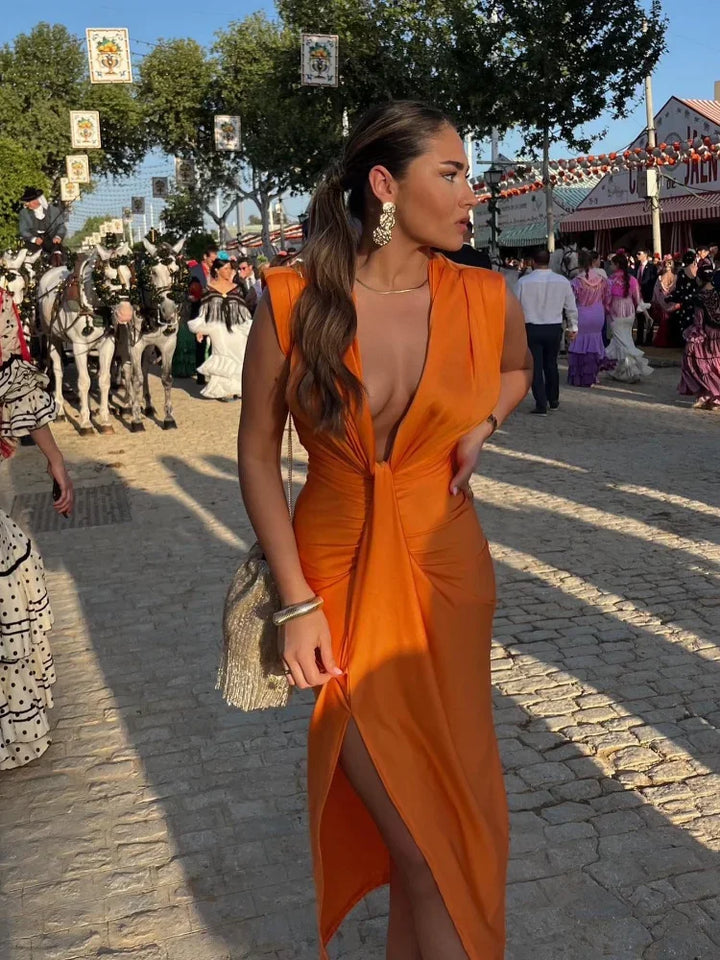 Maya | Chic Pleated Dress
