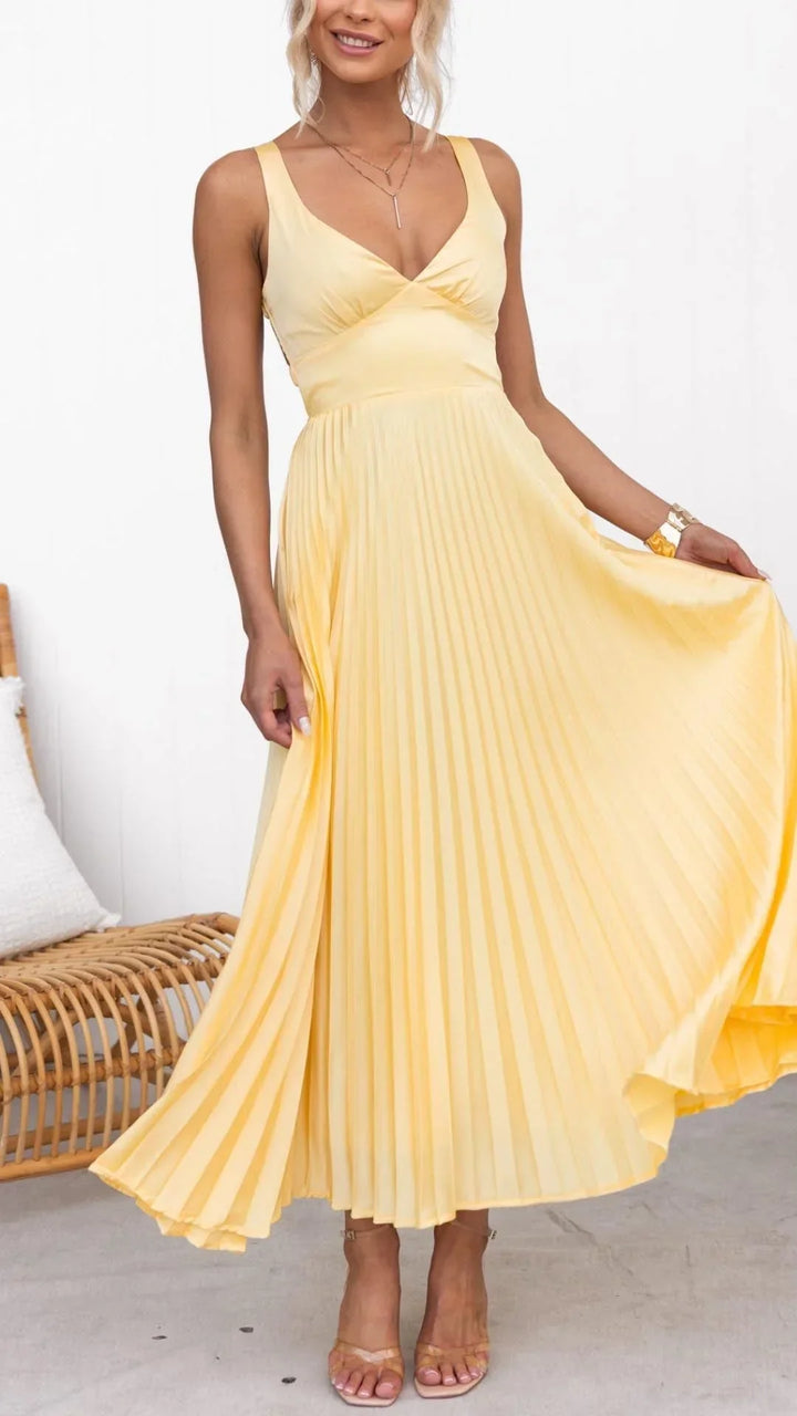 Luna | V-Neck Maxi Dress