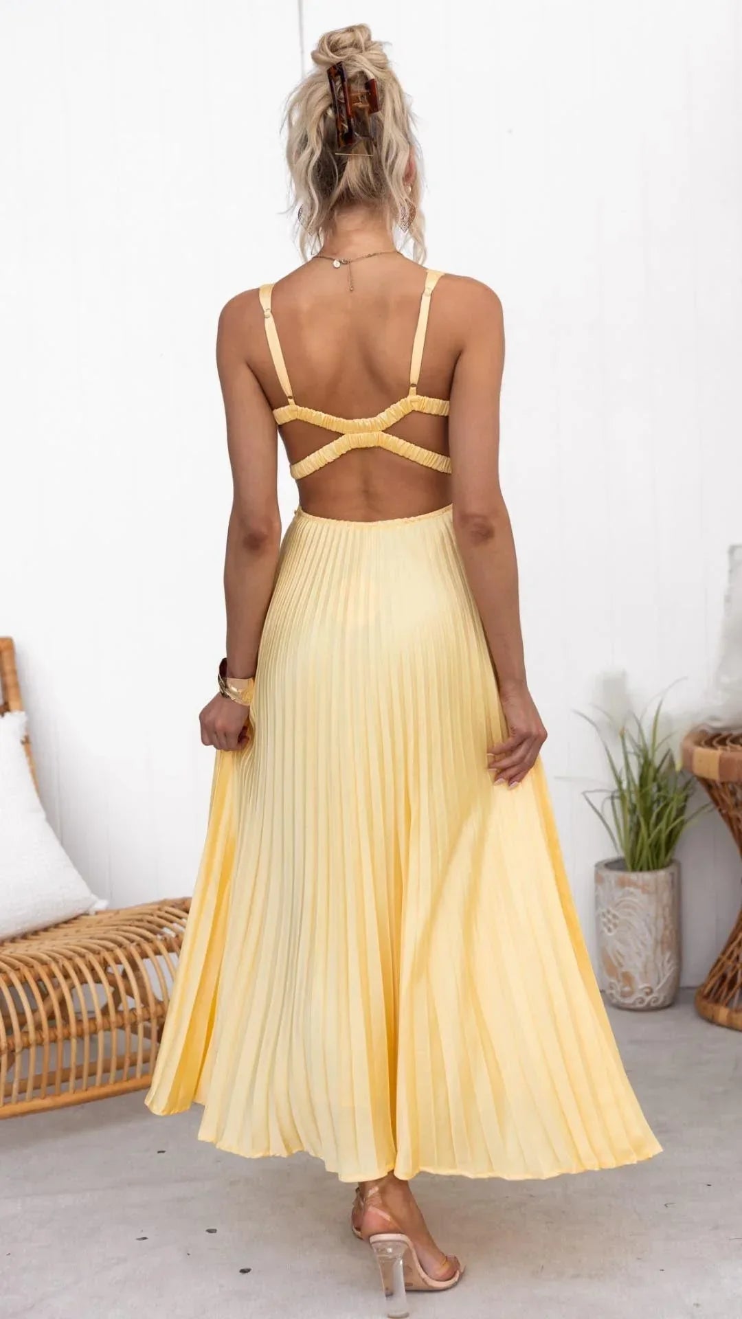Luna | V-Neck Maxi Dress