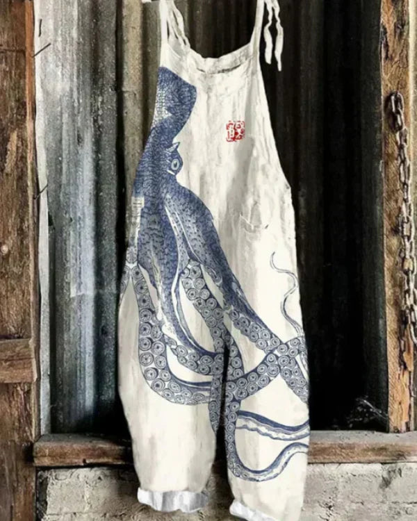 Séraphine | Wide-Leg Octopus Jumpsuit