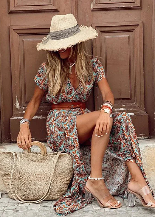 Elara | Bohemian Maxi Dress