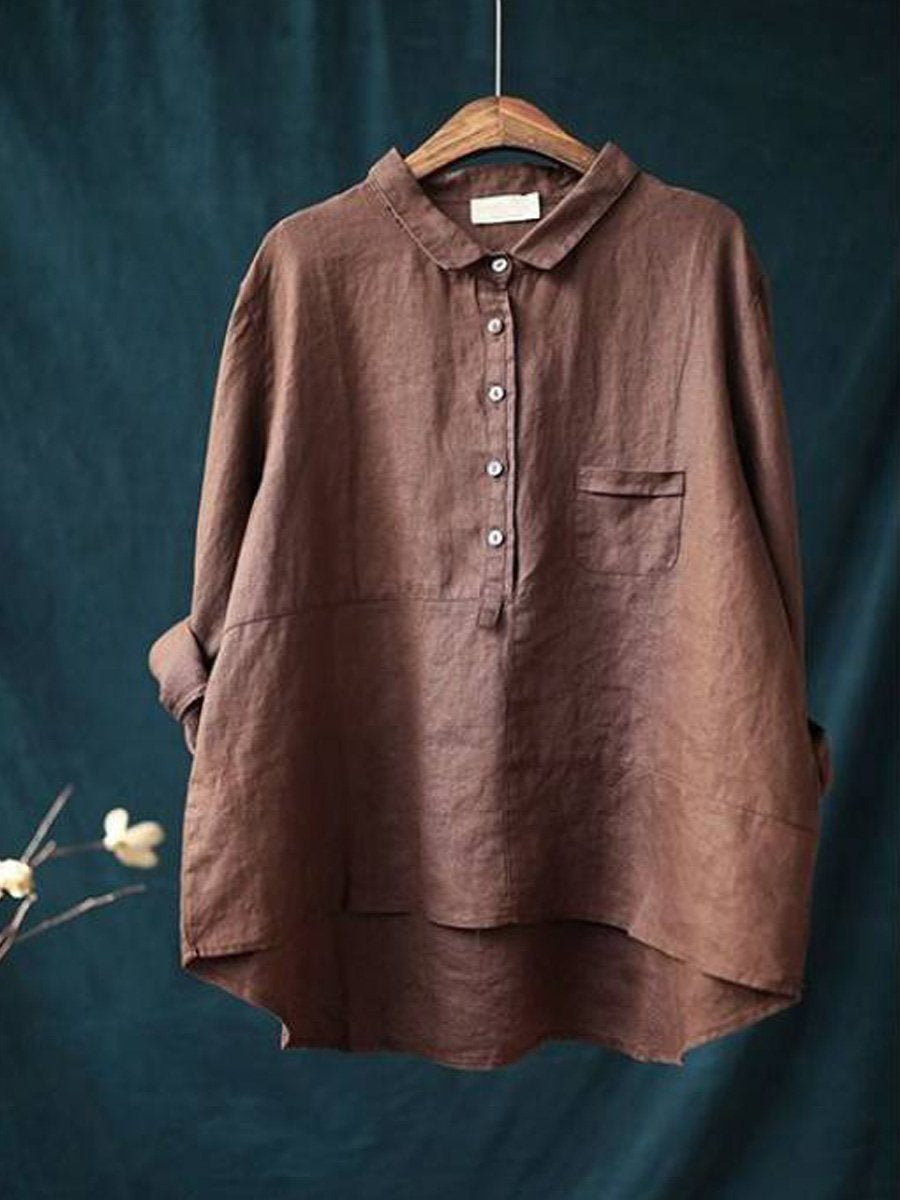 Sophie | Easy‑Wear Cotton‑Linen Shirt