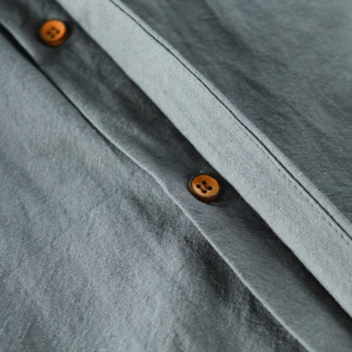 Henry | Tailored Slim Stand‑Up Collar Shirt