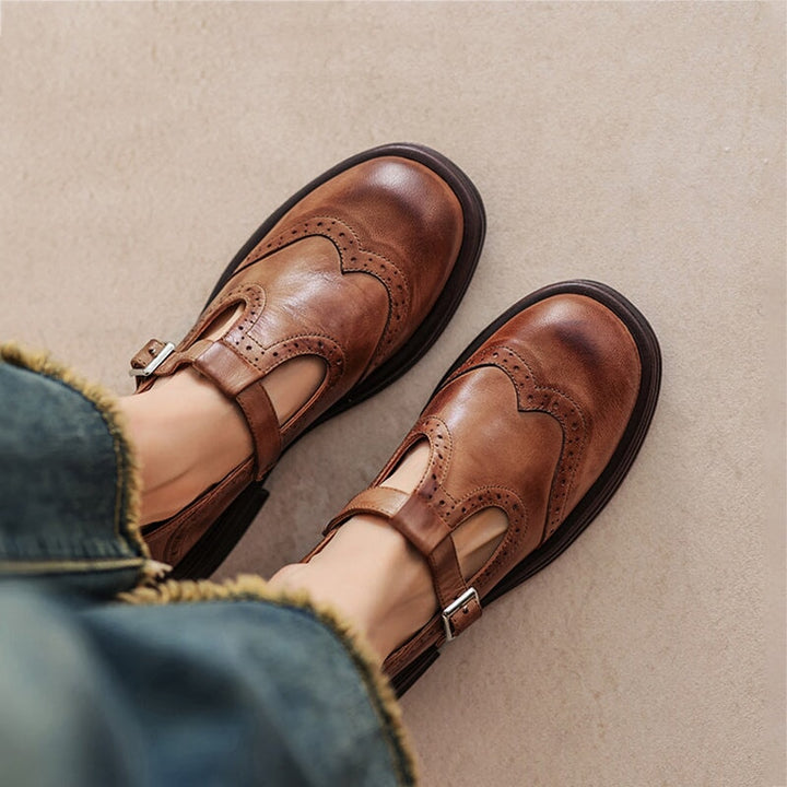 Imara | Elegant Leather Mary Janes