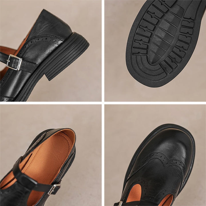 Imara | Elegant Leather Mary Janes