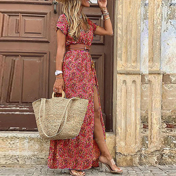 Elara | Bohemian Maxi Dress